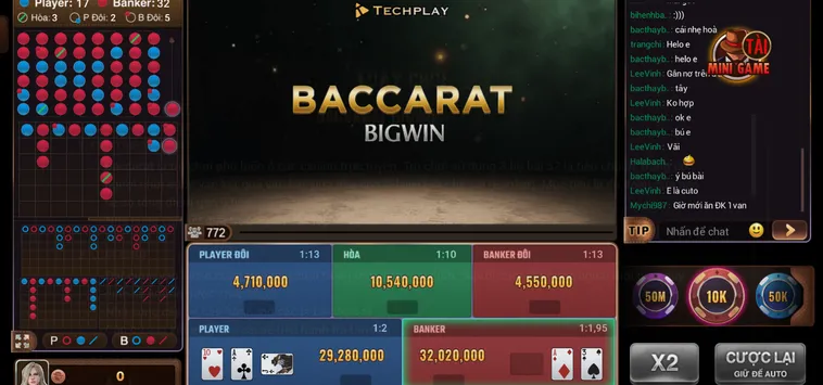 Hướng Dẫn Cách Chơi Baccarat BigWin Tại BomWin Luôn Thắng Lợi