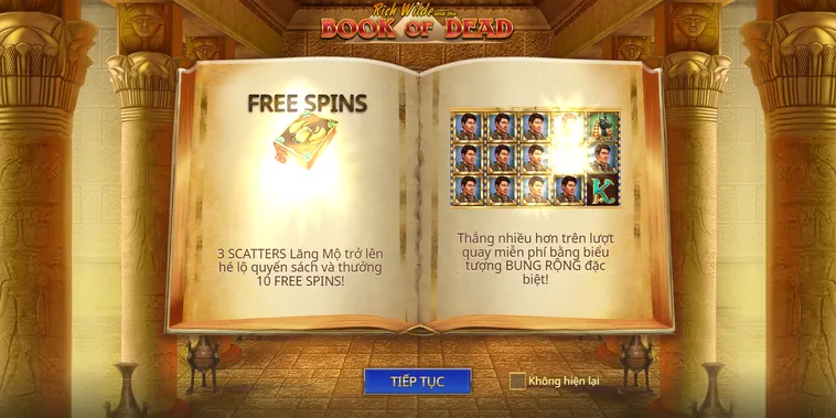 Slot game Book Of Dead tại BomWin Hành Trình Giải Mã Cổ Vật Ai Cập