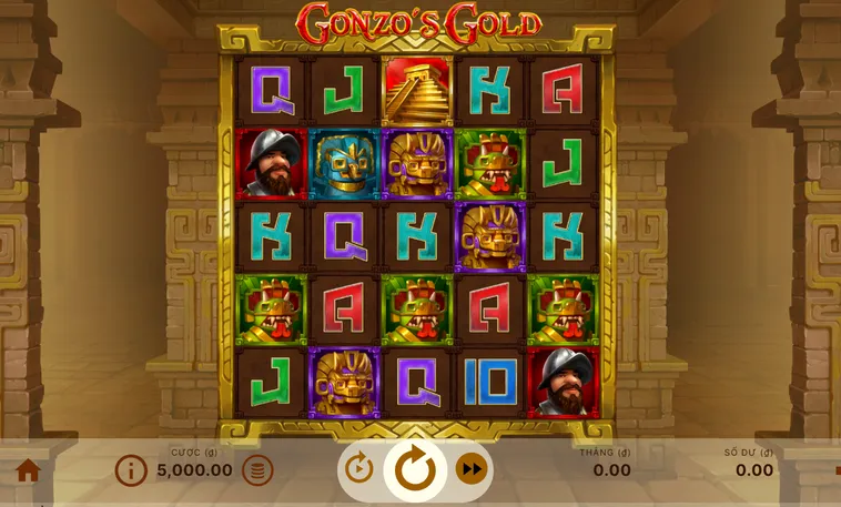 Slot game Gonzos Quest tại BomWin Hành Trình Tìm Kiếm Thành Phố Vàng
