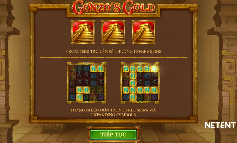 Slot game Gonzos Quest tại BomWin Hành Trình Tìm Kiếm Thành Phố Vàng