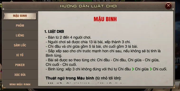 Mậu Binh Tại BomWin Đẳng Cấp Đấu Trí Và Cơ Hội Nổ Hũ Jackpot Cực Khủng Năm 2026