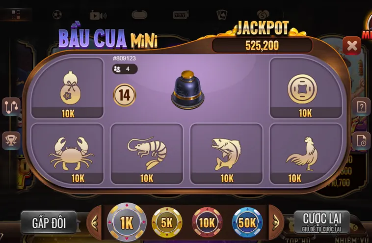 Mini Bầu Cua tại BomWin Sảnh Giải Trí Dân Gian Và Cơ Hội Săn Hũ Tài Lộc