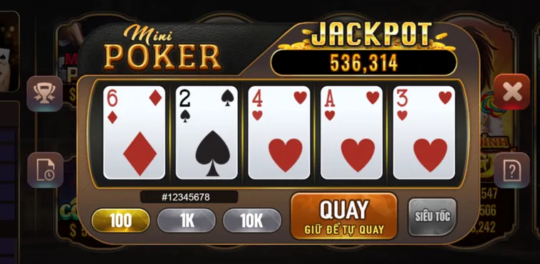 Slot game Mini Poker tại BomWin Sự Kết Hợp Đỉnh Cao Giữa Trí Tuệ Và Tốc Độ