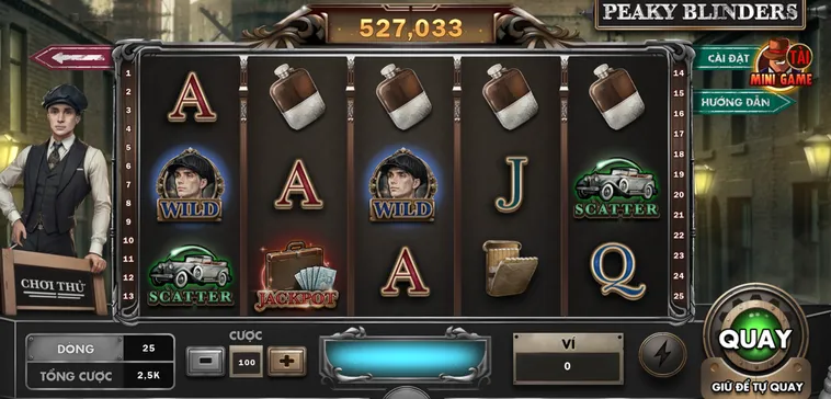 Slot Game Peaky Blinders Tại BomWin Hành Trình Chinh Phục Thế Giới Ngầm Anh Quốc
